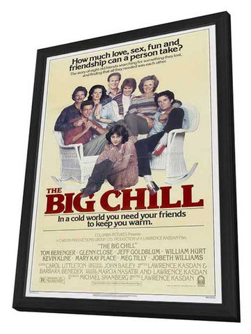 The Big Chill 27 x 40 Movie Poster - Style C - in Deluxe Wood Frame