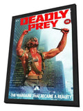 Deadly Prey 27 x 40 Movie Poster - UK Style A - in Deluxe Wood Frame