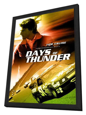 Days of Thunder 27 x 40 Movie Poster - Style D - in Deluxe Wood Frame