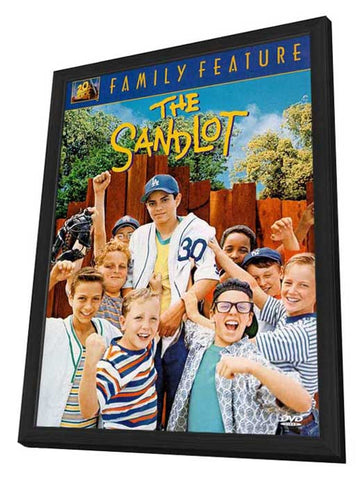 The Sandlot 27 x 40 Movie Poster - Style C - in Deluxe Wood Frame