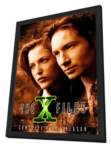 X Files, The (TV) 27 x 40 TV Poster - Style B - in Deluxe Wood Frame