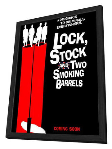 Lock Stock and 2 Smoking Barrels 27 x 40 Movie Poster - UK Style A - in Deluxe Wood Frame