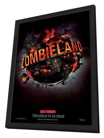 Zombieland 27 x 40 Movie Poster - Style A - in Deluxe Wood Frame