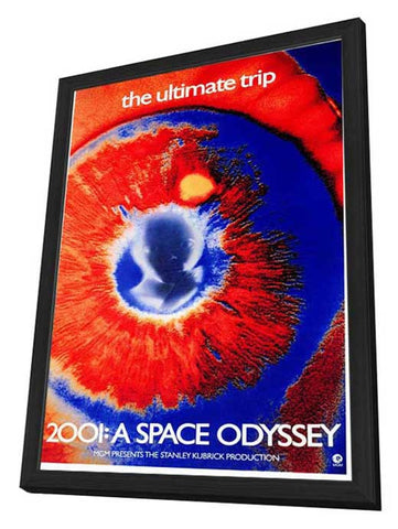 2001: A Space Odyssey 27 x 40 Movie Poster - Style L - in Deluxe Wood Frame