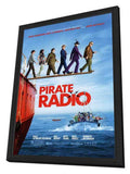 Pirate Radio 27 x 40 Movie Poster - Style A - in Deluxe Wood Frame