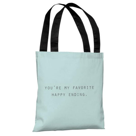 My Happy Ending - Mint Tote Bag by