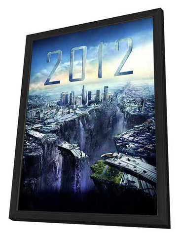 2012 27 x 40 Movie Poster - Style C - in Deluxe Wood Frame