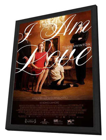 I Am Love 27 x 40 Movie Poster - Style A - in Deluxe Wood Frame