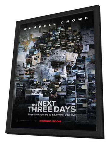 The Next Three Days 27 x 40 Movie Poster - Style A - in Deluxe Wood Frame