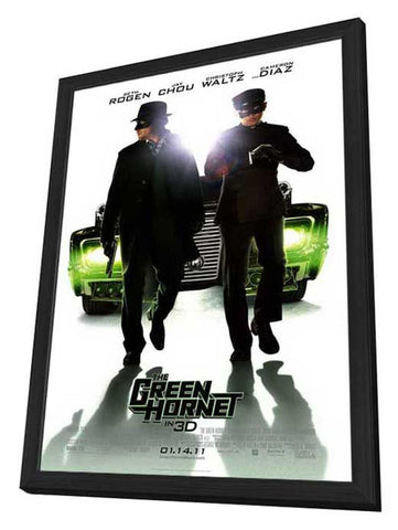 The Green Hornet 27 x 40 Movie Poster - Style F - in Deluxe Wood Frame