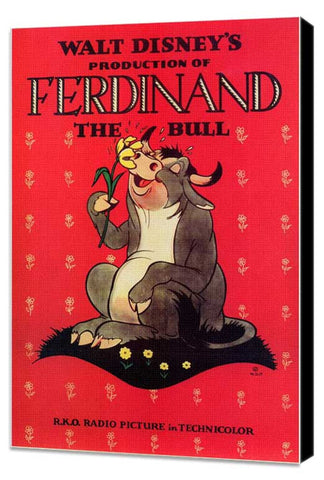 Ferdinand the Bull 11 x 17 Movie Poster - Style A - Museum Wrapped Canvas