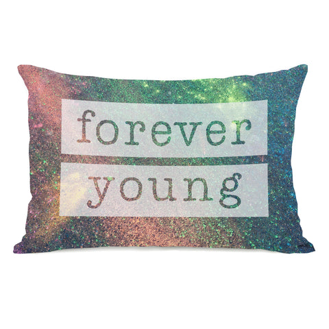 Forever Young Galaxy - Multi Lumbar Pillow by OBC 14 X 20