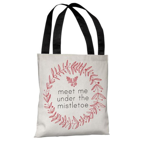 Meet Me Under The Mistletoe - Multi Tote Bag by