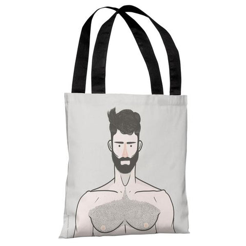 Shirtless - Gray Tote Bag by Michael Sanderson