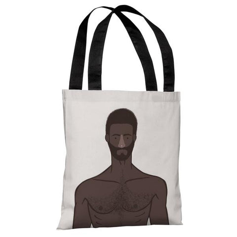 Shirtless 2 - Gray Brown Tote Bag by Michael Sanderson