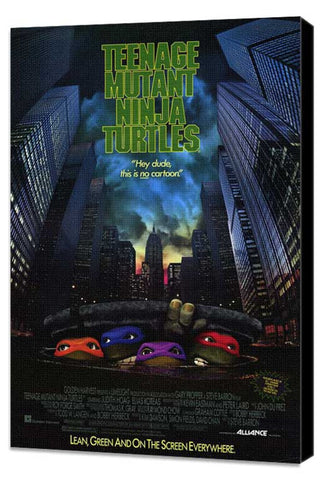 Teenage Mutant Ninja Turtles: The Movie 27 x 40 Movie Poster - Style A - Museum Wrapped Canvas
