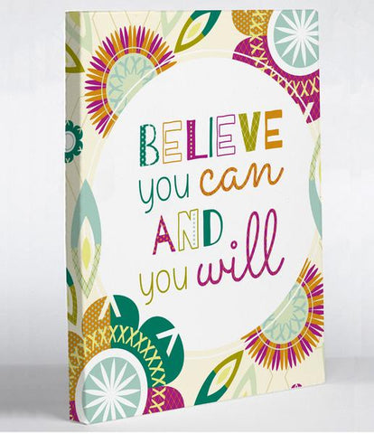 Believe You Can And You Will - Multi Canvas Wall Decor by Pinklight Studio - Brandi Powell