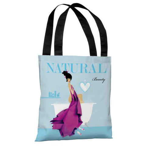 Natural Beauty - Blue Multi Tote Bag by Dominique Vari