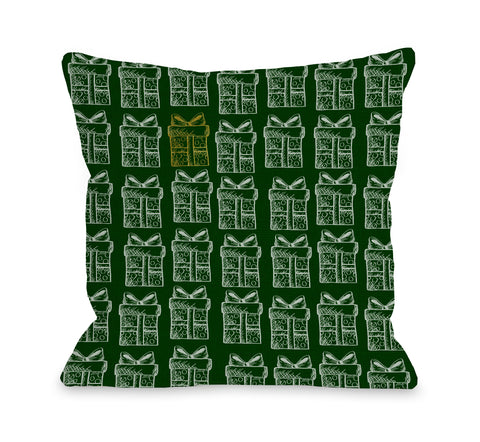 One Special Present - Multi Throw Pillow by OBC 18 X 18