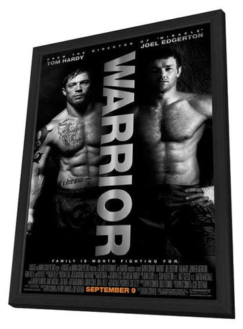 Warrior 11 x 17 Movie Poster - Style D - in Deluxe Aluminum Frame
