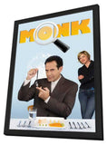 Monk 11 x 17 TV Poster - Belgian Style A - in Deluxe Aluminum Frame