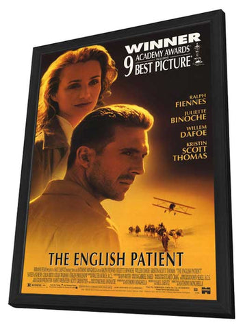The English Patient 11 x 17 Movie Poster - Style A - in Deluxe Aluminum Frame