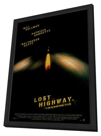 Lost Highway 11 x 17 Movie Poster - Style D - in Deluxe Aluminum Frame