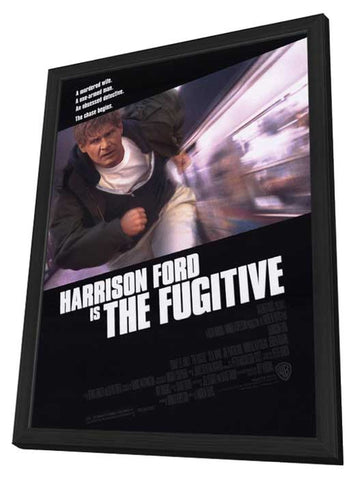 The Fugitive 11 x 17 Movie Poster - Style A - in Deluxe Aluminum Frame