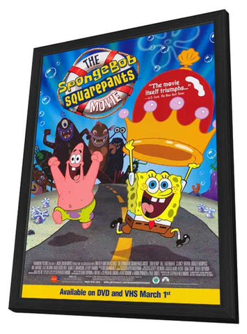 SpongeBob SquarePants Movie 11 x 17 Movie Poster - Style D - in Deluxe Aluminum Frame