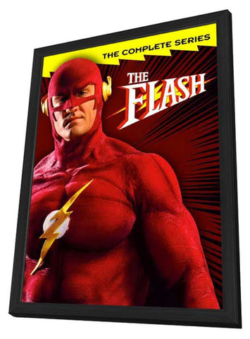 The Flash 11 x 17 Movie Poster - Style B - in Deluxe Aluminum Frame