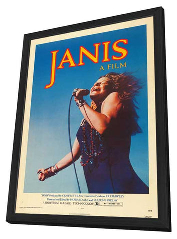 Janis 27 x 40 Movie Poster - Style A - in Deluxe Wood Frame