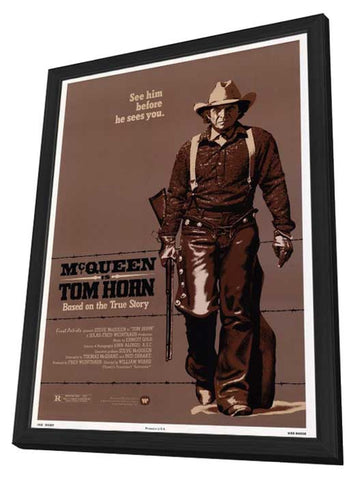 Tom Horn 11 x 17 Movie Poster - Style A - in Deluxe Aluminum Frame