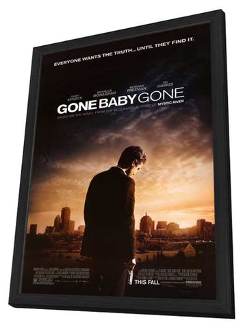 Gone Baby Gone 11 x 17 Movie Poster - Style A - in Deluxe Aluminum Frame