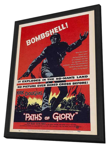 Paths of Glory 11 x 17 Movie Poster - Style B - in Deluxe Aluminum Frame