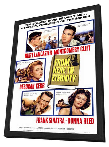 From Here To Eternity 11 x 17 Movie Poster - Style A - in Deluxe Aluminum Frame