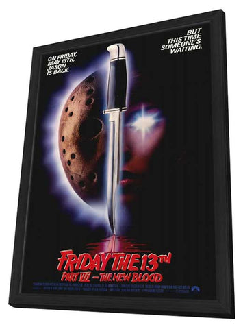 Friday the 13th Part 7 - The New Blood 11 x 17 Movie Poster - Style A - in Deluxe Aluminum Frame