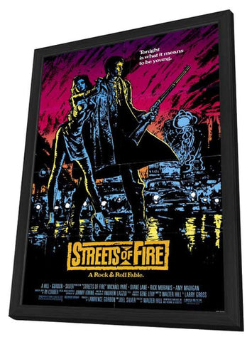 Streets of Fire 11 x 17 Movie Poster - Style A - in Deluxe Aluminum Frame