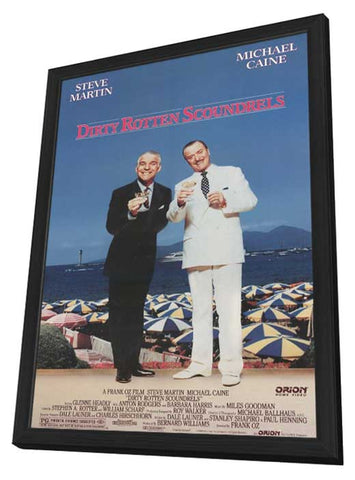 Dirty Rotten Scoundrels 11 x 17 Movie Poster - Style A - in Deluxe Aluminum Frame
