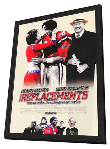 The Replacements 11 x 17 Movie Poster - Style B - in Deluxe Aluminum Frame