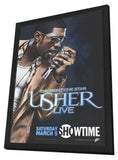 One Night One Star: Usher Live 11 x 17 TV Poster - Style A - in Deluxe Aluminum Frame