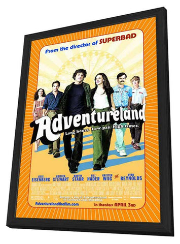 Adventureland 11 x 17 Movie Poster - Style B - in Deluxe Aluminum Frame