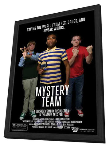Mystery Team 11 x 17 Movie Poster - Style A - in Deluxe Aluminum Frame