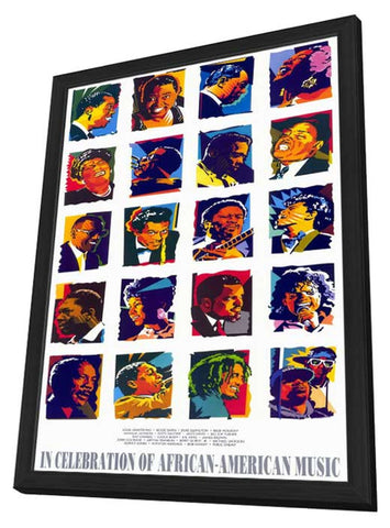 In Celebration of African-American Music 11 x 17 Movie Poster - Style A - in Deluxe Aluminum Frame