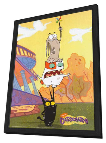 Catscratch 11 x 17 TV Poster - Style A - in Deluxe Aluminum Frame