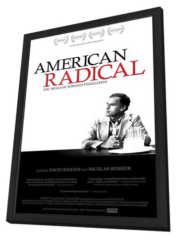 American Radical: The Trials of Norman Finkelstein 11 x 17 Movie Poster - Style A - in Deluxe Aluminum Frame