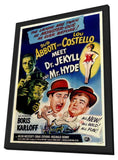 Abbott & Costello Meet Dr Jekyll & Mr Hyde 11 x 17 Movie Poster - Style A - in Deluxe Aluminum Frame