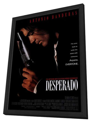 Desperado 11 x 17 Movie Poster - Style A - in Deluxe Aluminum Frame