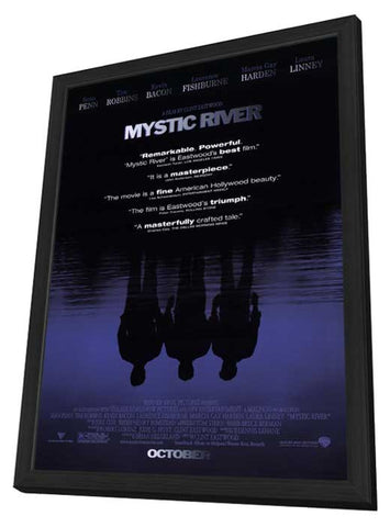 Mystic River 11 x 17 Movie Poster - Style B - in Deluxe Aluminum Frame