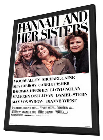 Hannah and Her Sisters 11 x 17 Movie Poster - Style A - in Deluxe Aluminum Frame