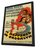 It Happened in Brooklyn 11 x 17 Movie Poster - Style A - in Deluxe Aluminum Frame